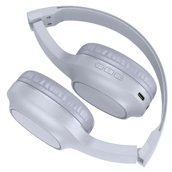 Hoco Cuffie Wireless W46 Light Blue Gray W46.BL.webp