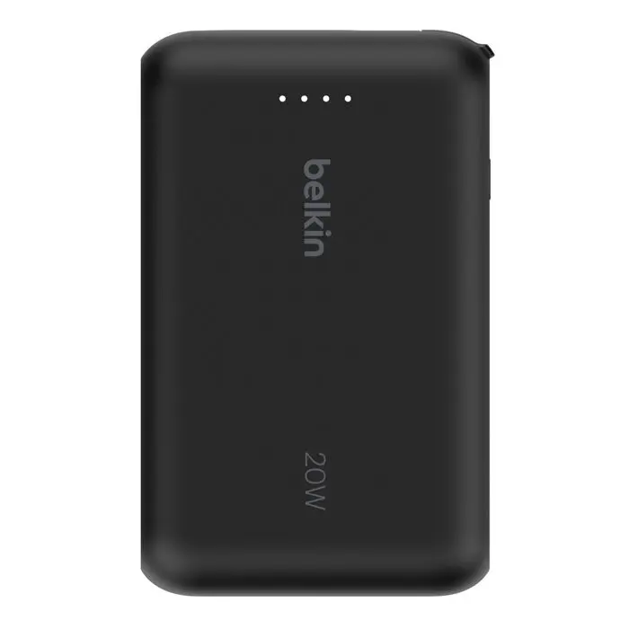 Belkin Power Bank 10000 mAh 20W con Cavo Dati Type-C Black BPB021HQBK.webp