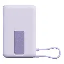 Xiaomi Power Bank 10000mAh MagSafe Con Cavo Type-C Purple BHR08PAGL.webp
