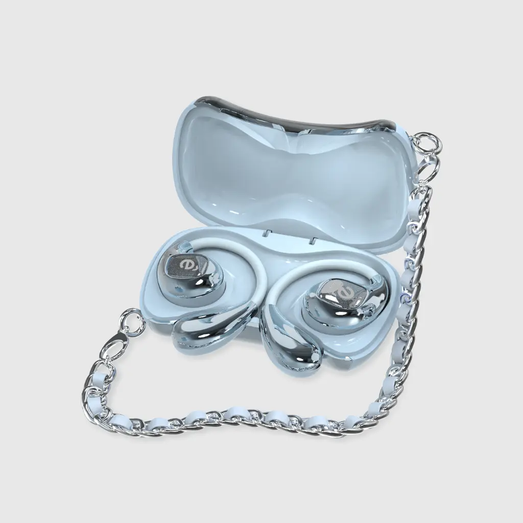 Etres Auricolari Wireless con Traduzione In Tempo Reale Tramite AI Light Blue ET-YX46-002.webp