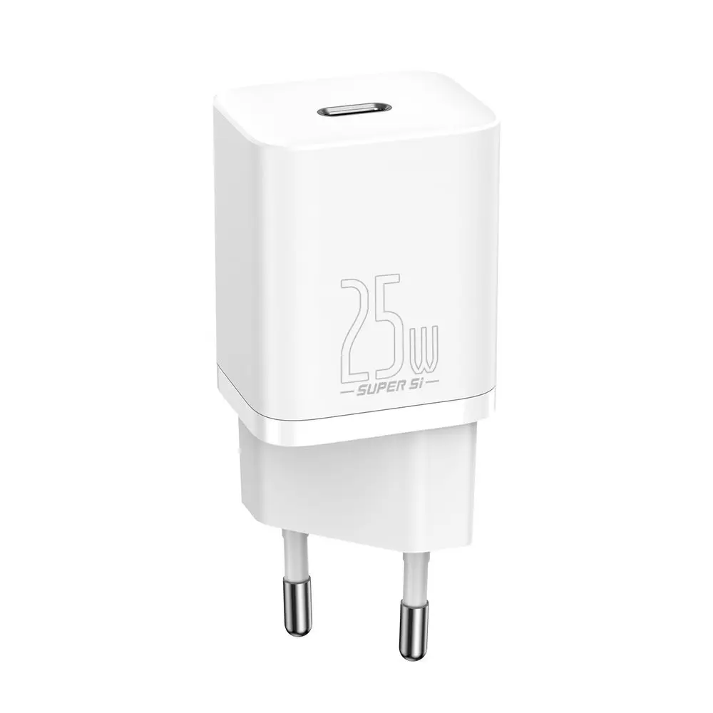 Baseus Caricabatterie USB-C 25W + Cavo Type-C To Type-C (1m) White TZCCSUP-L02.webp
