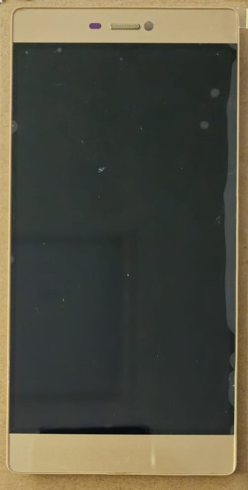 Display Lcd compatible Huawei P8 gold with frame