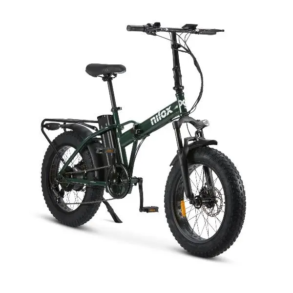 Nilox Bici Elettrica X8 Pro Pieghevole 250W Green NXEBX8PROGN .webp
