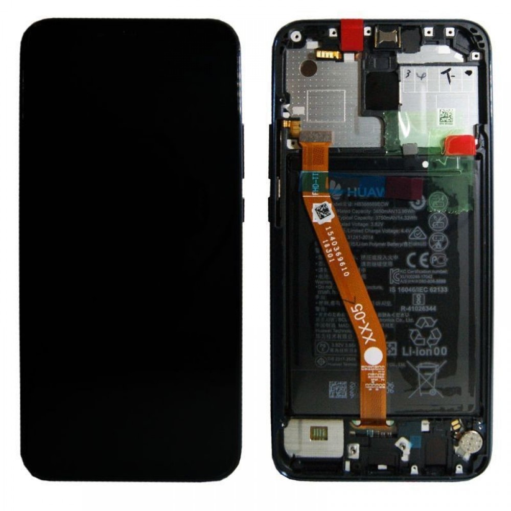 Display Lcd Huawei Mate 20 Lite black con batteria 02352DKK 02352GTW