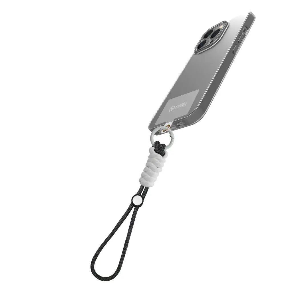Celly Laccio Da Collo In Nylon Con Badge 1,2 (m) Black LACETNYLBK.webp