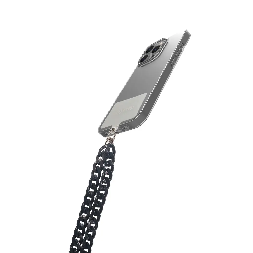 Celly Laccio Da Collo Effetto Marmo Con Badge 1,2 (m) Black LACETMARBLEBK.webp