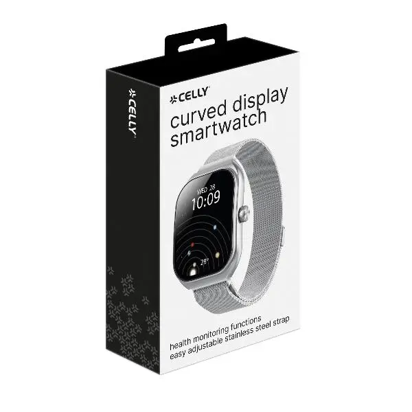 Celly Smartwatch Con Chiamata TRAINERWIDE Curvo Milban TRAINERWIDEBK.webp