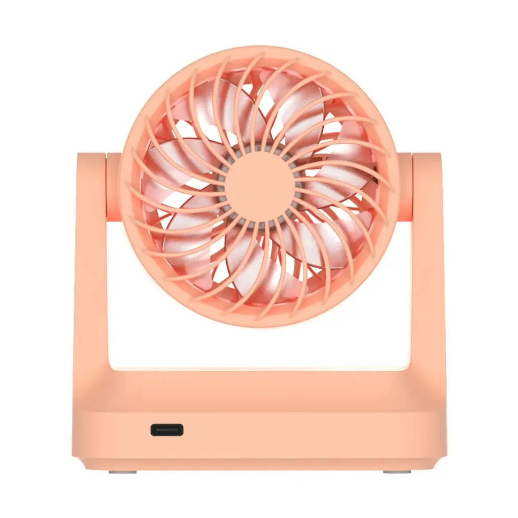 Muitomas Mini Ventilatore Portatile Da Scrivania Con Ricarica USB-C Peach Fuzz DESKFANPF.webp
