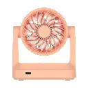 Muitomas Mini Ventilatore Portatile Da Scrivania Con Ricarica USB-C Peach Fuzz DESKFANPF.webp