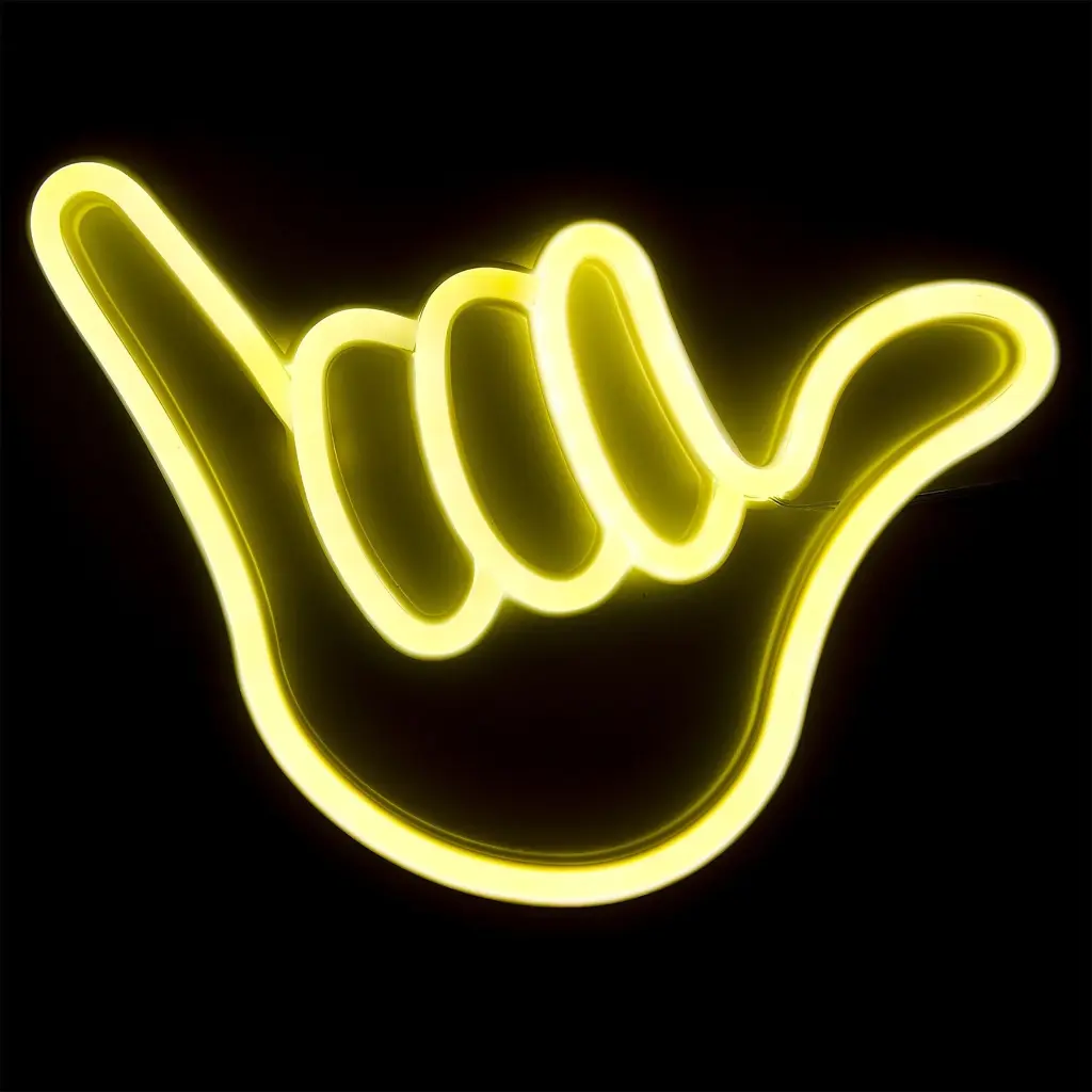 Muitomas Lampada Neon Da Muro Mano NEONWHAND.webp
