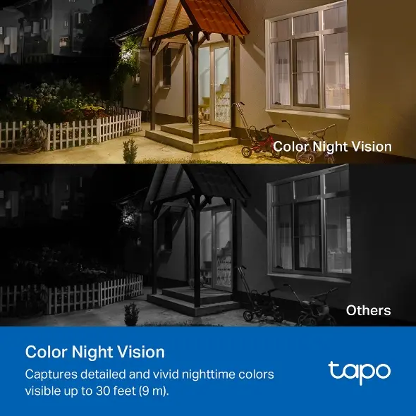 Tapo Smart Camera TC82KIT Outdoor Indoor 2K Con Pannello Solare White .webp
