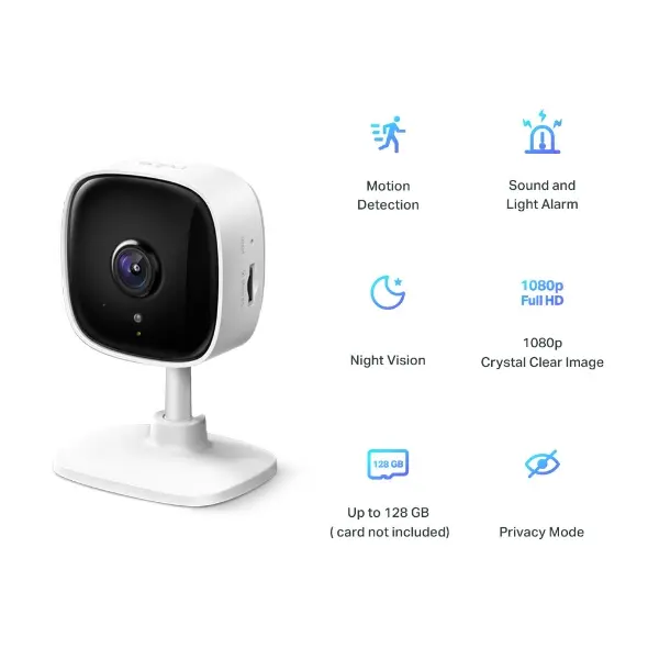 TP-Link Tapo Smart Camera Indoor TC60 1080p White.webp