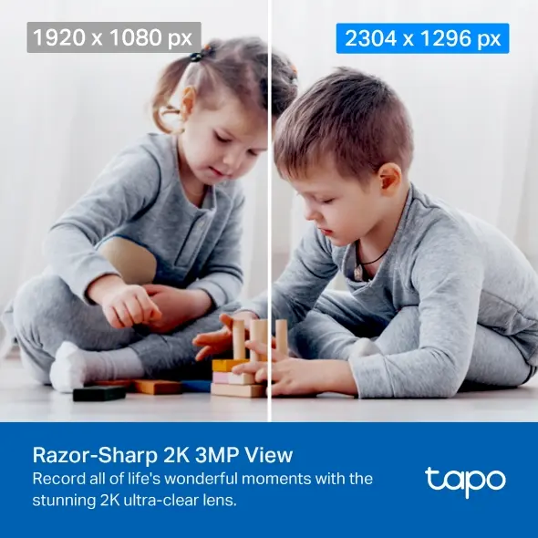3TP-Link Tapo Smart Camera Indoor TC71 2K White.webp