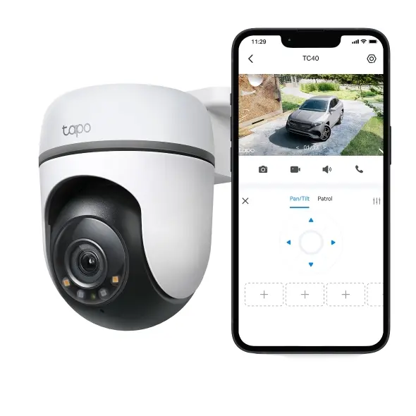 TP-Link Tapo Smart Camera Outdoor TC40 1080p White.webp