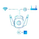 TP-Link Tapo Smart Camera Outdoor TC65 2K White.webp