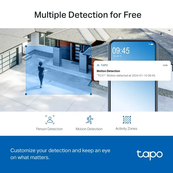 TP-Link Tapo Smart Camera Outdoor TC41 2K White.webp