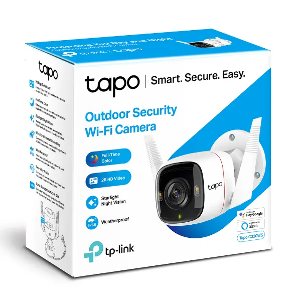 TP-Link Tapo Smart Camera Outdoor TAPOC320WS 2K White.webp