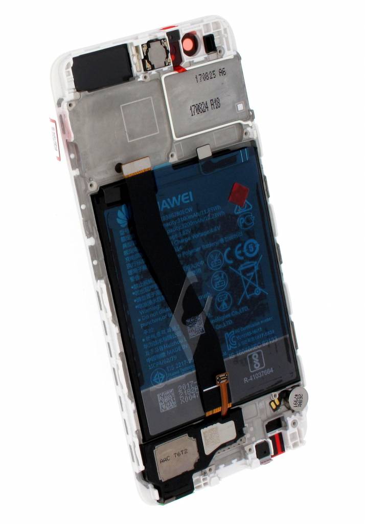 Display Lcd Huawei P10 VTR-L09 silver white con batteria 02351DQN