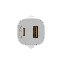 Celly Caricabatterie 25W 2 Porte (USB + USB-C) GaN White UPTC1USB1USBC25.webp