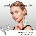 Techmade Auricolari Bluetooth Con Box Di Ricarica Super Slim White TM-T51-WH.webp