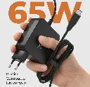 Techmade Caricabatterie USB-C 65W Universale Black TM-AE065PD.webp