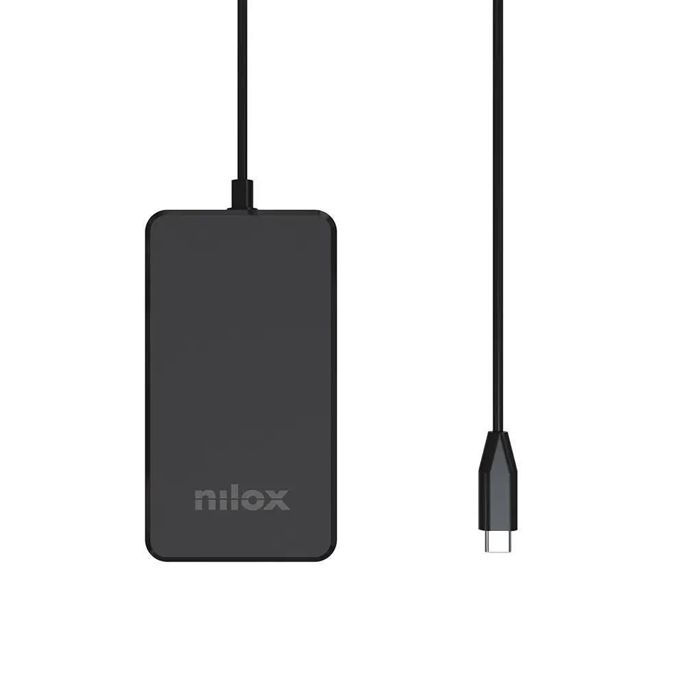 Nilox Caricabatterie USB-C 100W GaN Universale Black NXPDCGAN100W.webp