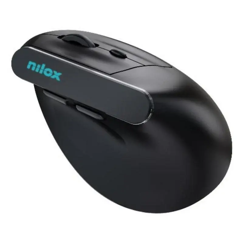 Nilox Mouse Wireless 1600 DPI Dual Connection Con 6 Tasti Black NXMOEVR01B .webp