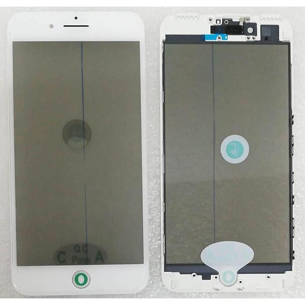 Vetro Lcd per iPhone 7 Plus white con frame, oca e polarizer