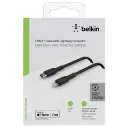 Belkin Cavo Dati Type-C to Lightning 2m In Nylon Black (MFI) CAA004BT2MBK.webp