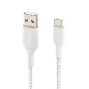 Belkin Cavo Dati Type-C 3 m In Nylon White CAB002BT3MWH.webp