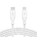 Belkin Cavo Dati Type-C to Type-C 100W 3 m In Nylon White CAB014BT3MWH.webp