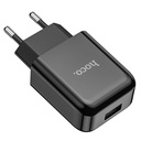 Caricabatteria USB Hoco N2 2.1A + cavo Lightning black