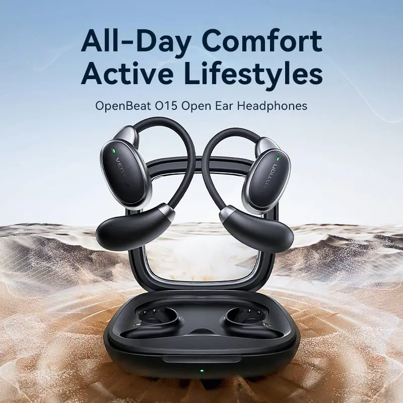 Vention Auricolari Wireless Open Ear OpenBeat O15 Black NBTB0.webp