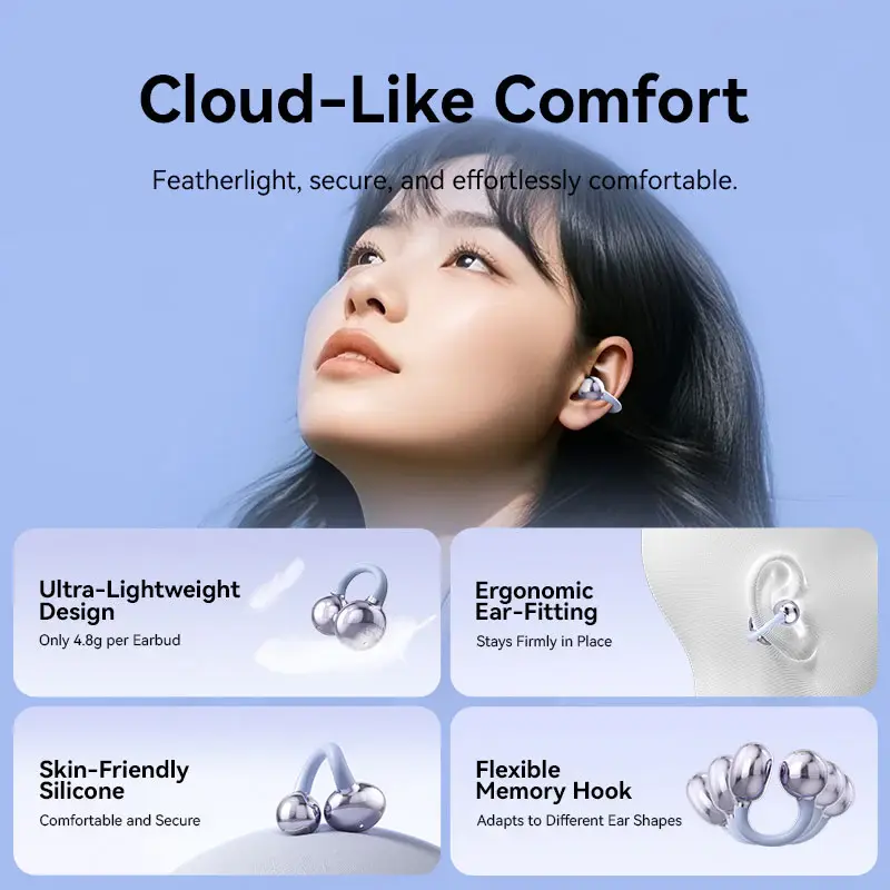 Vention Auricolari Clip Open Ear ECHO CLIP A1 White NBWW0.webp