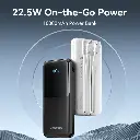 Vention Power Bank 10000 mAh 22.5W con Cavo Dati Type-C e Lightning White FHOW0.webp