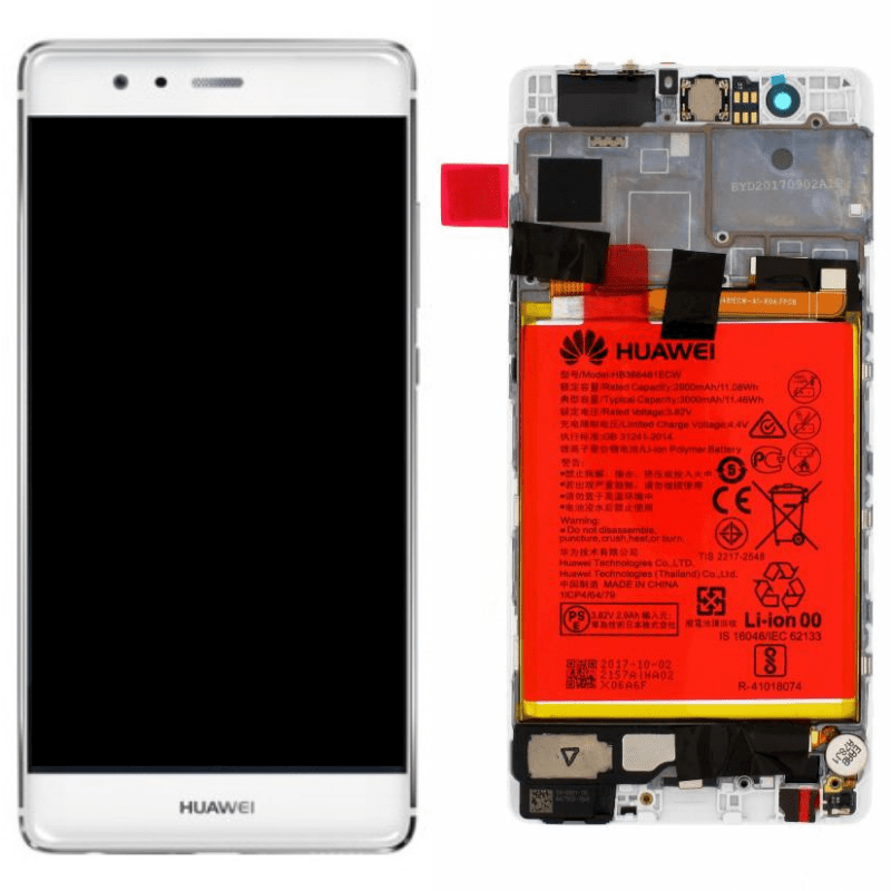 Huawei Display LCD P9 EVA-L09 Silver Con Batteria 02350RRY 02350RKF