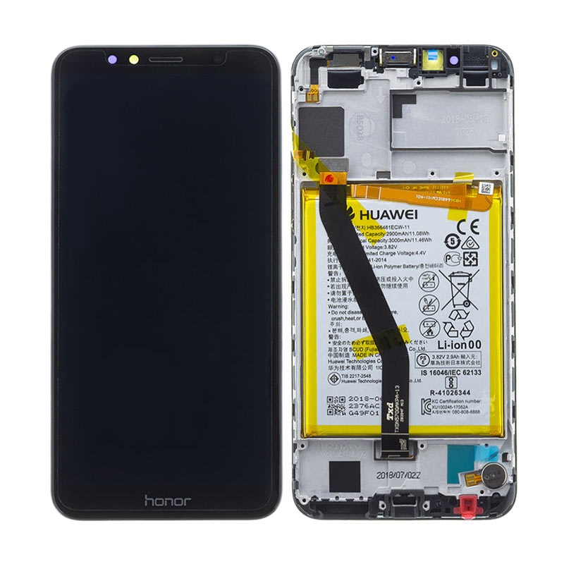 Huawei Display LCD Y6 2018 Honor 7A Black With Battery 02351WDU