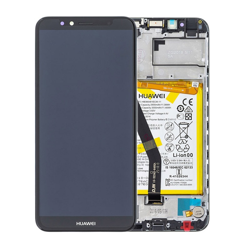 Huawei Display LCD Y6 2018 Honor 7A Black With Battery 02351WLJ