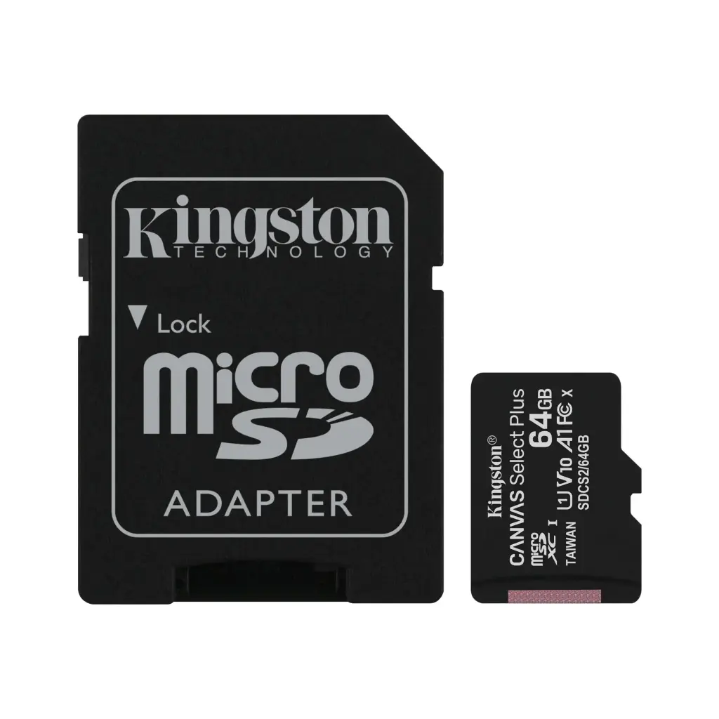 Kingston Micro SD 64GB Canvas Select Plus SDCS2/64GB
