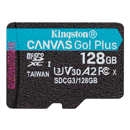 Kingston Micro SDXC 128GB Canvas Go! Plus (No Adapter) SDCG3/128GBSP