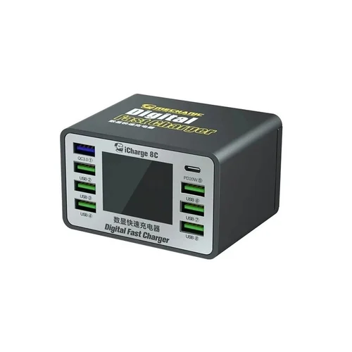Mechanic Charging Station Fast 45W With 8 Ports iCharge 8C 