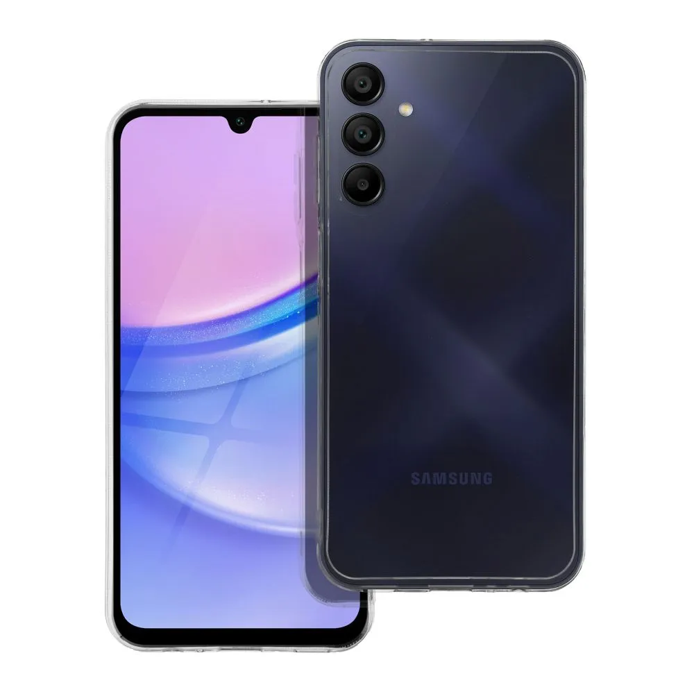 Roar Custodia Samsung A15 4G, A15 5G TPU Trasparente 2 mm con protezione camera