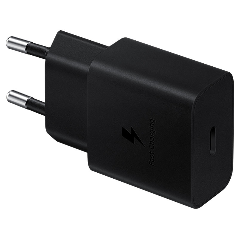 Samsung Caricabatterie USB-C 15W Fast Charge Black EP-T1510NBEGEU