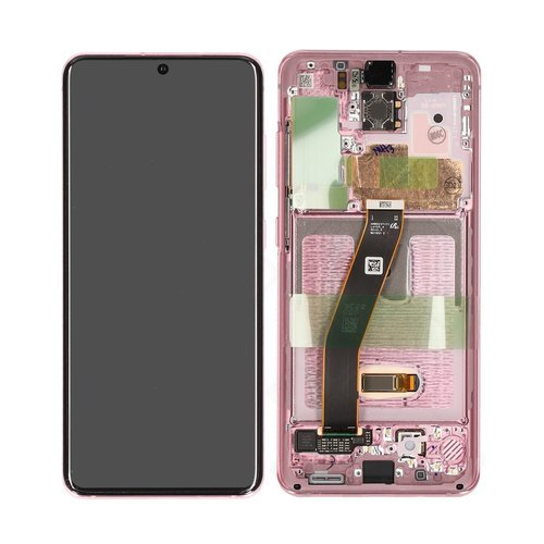 Samsung Display LCD S20 SM-G980F S20 5G SM-G981F Purple Con Camera GH82-22131C GH82-22123C 