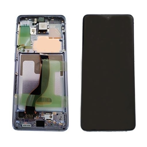 Samsung Display LCD S20+ SM-G985F S20+ 5G SM-G986F GH82-22145K GH82-22134K Purple Con Camera