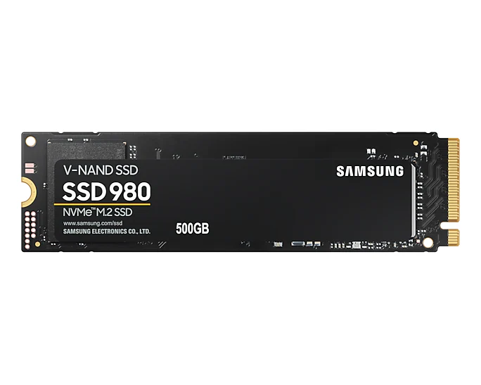 Samsung SSD 500GB M.2 NVMe 980 PCIe 3.0 MZ-V8V500BW