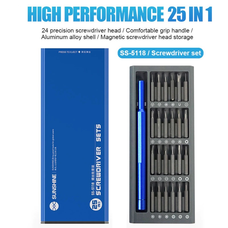 Sunshine Cacciavite Kit 25 In 1 (SS-5118)
