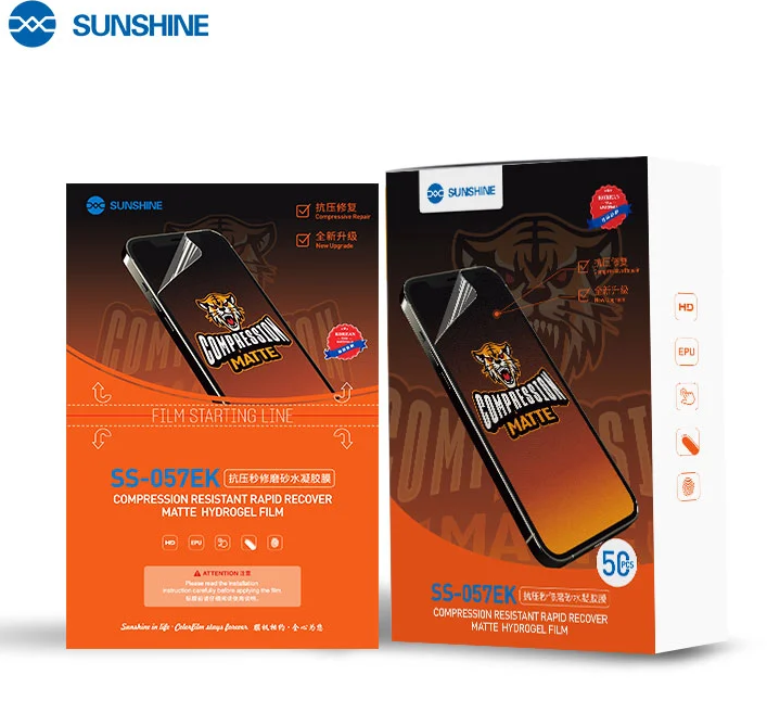 Sunshine Hydrogel Film Matte Anti-Stress 50 Pcs (SS-057EK)