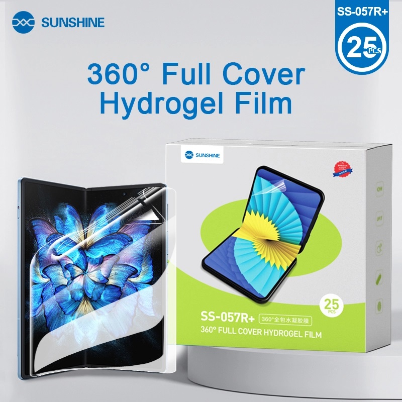 Sunshine Hydrogel Film Clear 360° Full Cover 25 pcs (SS-057R+)