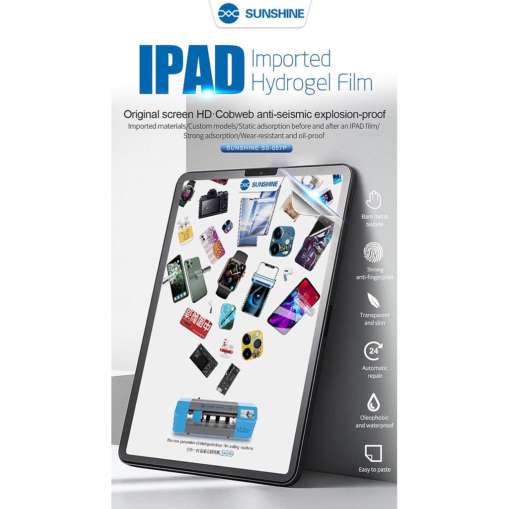 Sunshine Pellicola Hydrogel Clear Flessibile per Tablet 11" 20 Pz SS-057P